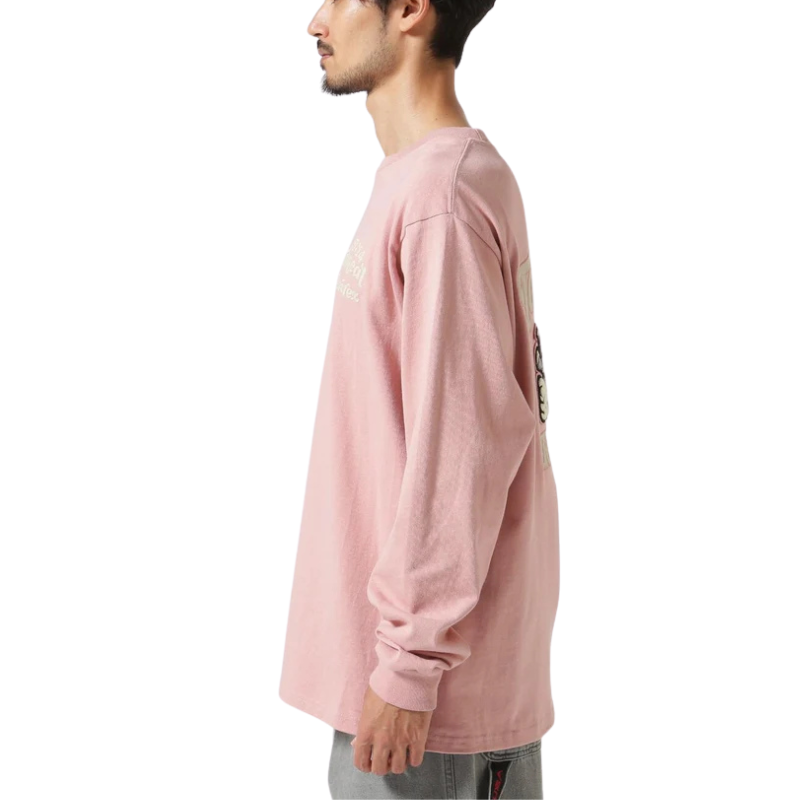 AVIREX SAGARA TOM CAT L/S T-SHIRT "PINK"  7833930016-090