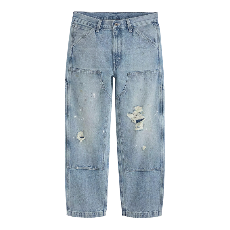Levi’s 568 LOOSE STRAIGHT DOUBLE KNEE JEANS "LIGHT INDIGO" A7367-0020