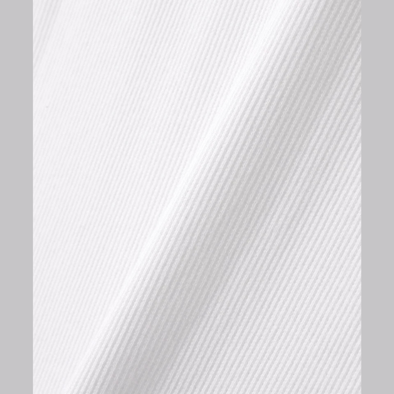 AVIREX DAILY RIB L/S V-NECK T-SHIRT  "WHITE" 7834930018-030