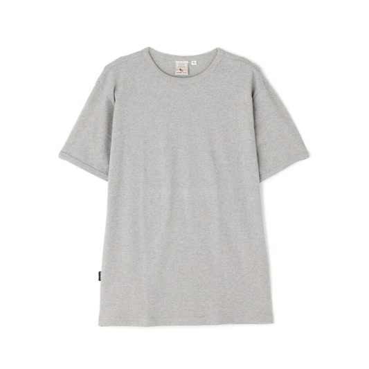 AVIREX DAILY MINI WAFFLE S/S CREW NECK T-SHIRT  "GRAY" 7835934009-020
