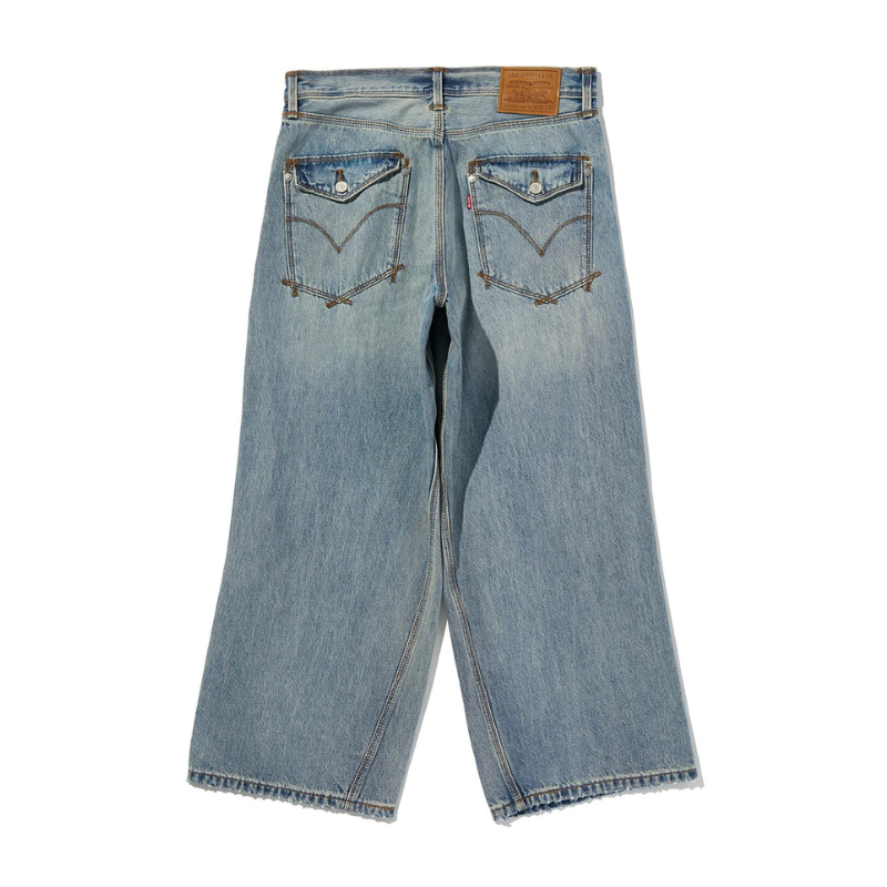 Levi’s TWISTED BAGGY WIDE LEG  JEANS "LIGHT INDIGO" 008SH-0001