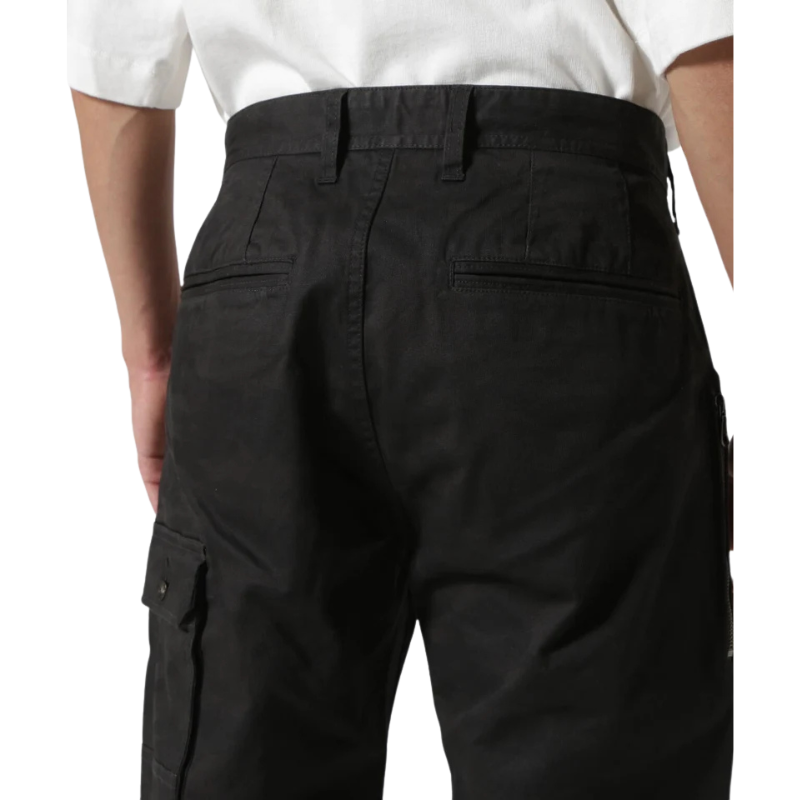 AVIREX STRETCH DOBBY 8-POCKET PANT  "BLACK CAMO" 7836910026-012