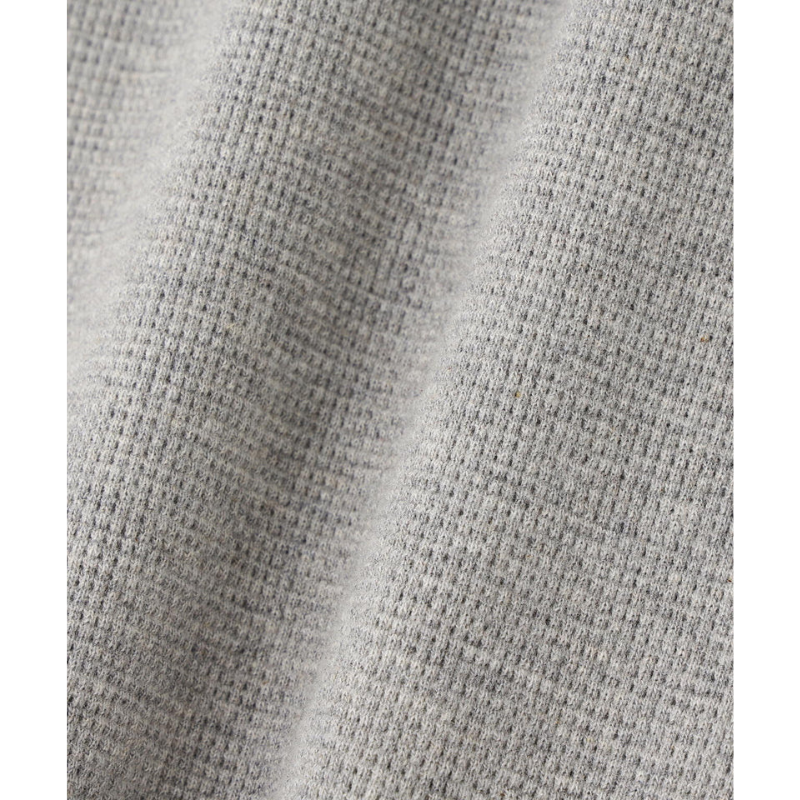 AVIREX DAILY MINI WAFFLE V-NECK S/S T-SHIRT  "GRAY" 7835934008-020