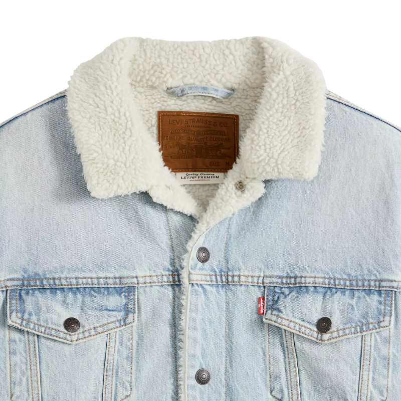 Levi’s RELAXED SHERPA TRUCKER JACKET "LIGHT INDIGO" A5784-0045