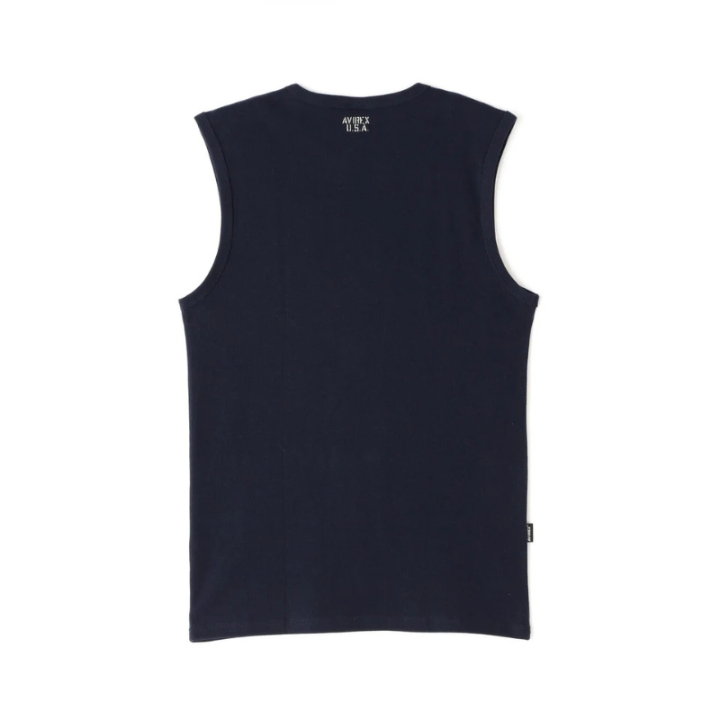 AVIREX DAILY NO SLEEVE SHIRT  "ROYAL" 7835935001-440