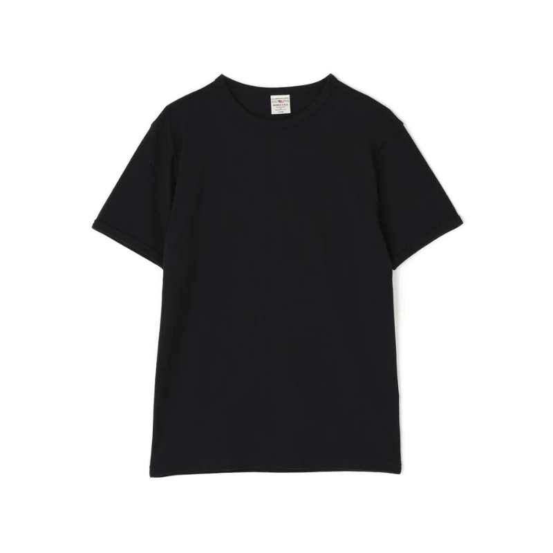 AVIREX DAILY RIB S/S CREW NECK T-SHIRT  "BLACK" 7835934006-010