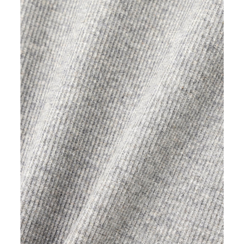 AVIREX DAILY 2/3 SLEEVE U-NECK T-SHIRT  "GRAY" 7835933001-020