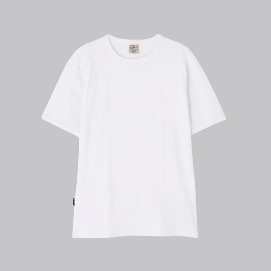 AVIREX DAILY MINI WAFFLE S/S CREW NECK T-SHIRT  "WHITE" 7835934008-030