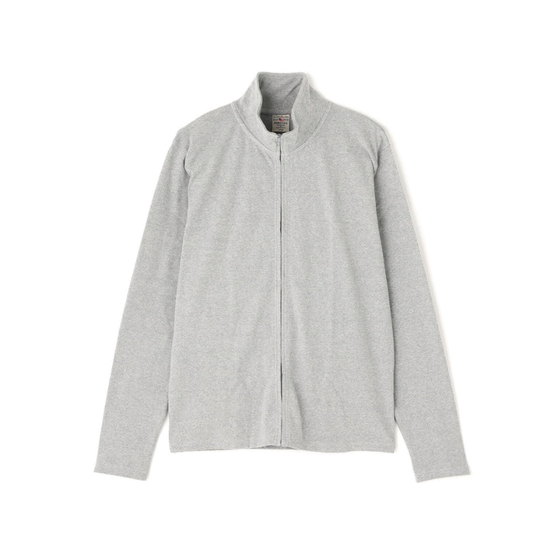 AVIREX DAILY STAND ZIP RIB JACKET  "GRAY" 7834930022-020