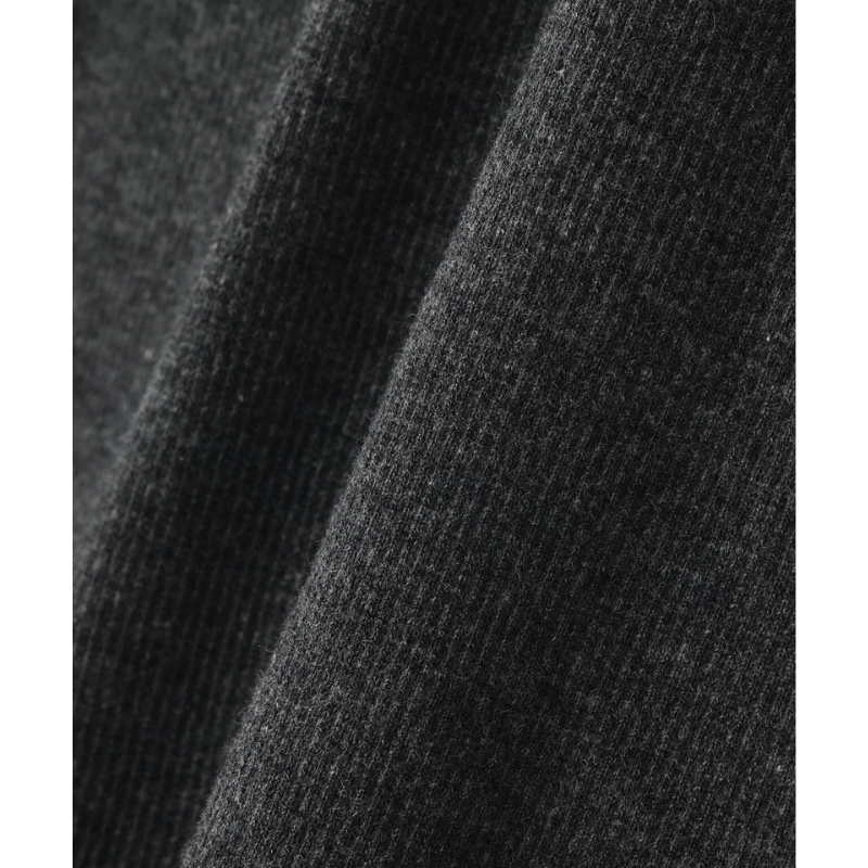 AVIREX DAILY HALF SLEEVE U-NECK T-SHIRT  "CHARCOAL" 7834934024-410