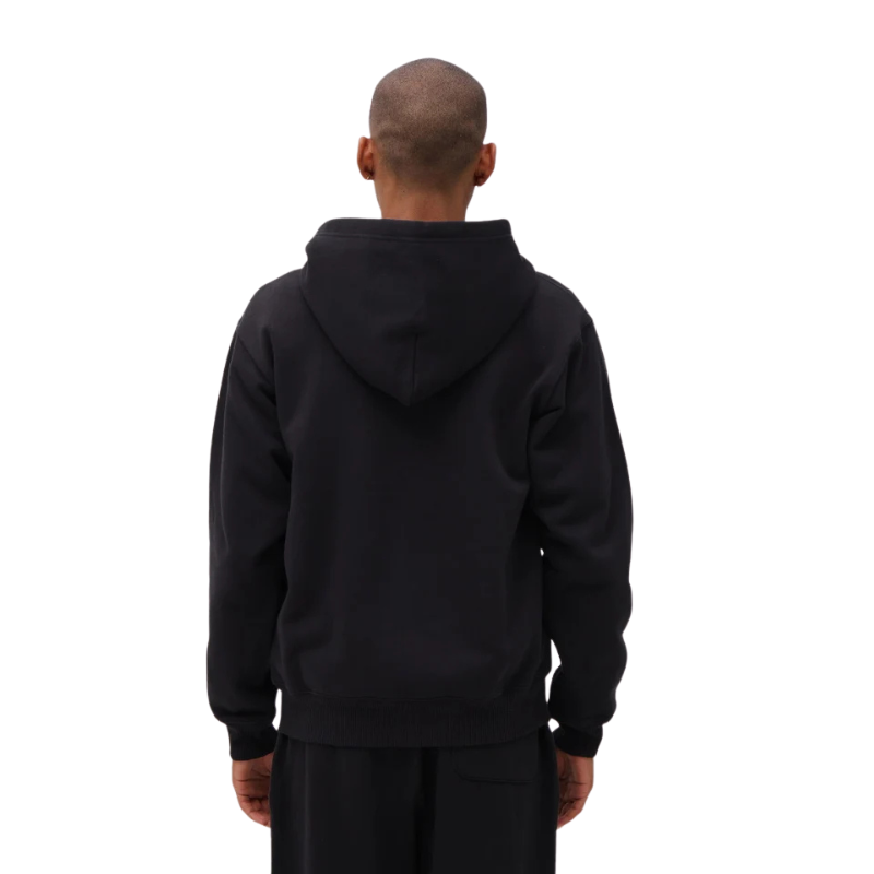 AVIREX DAILY ZIP UP SWEAT PARKA LOGO  "BLACK"7833931007-010