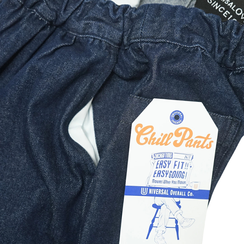 UNIVERSAL OVERALL CHILLPAN TAPERED PANTS  "NAVY" U2633630-A