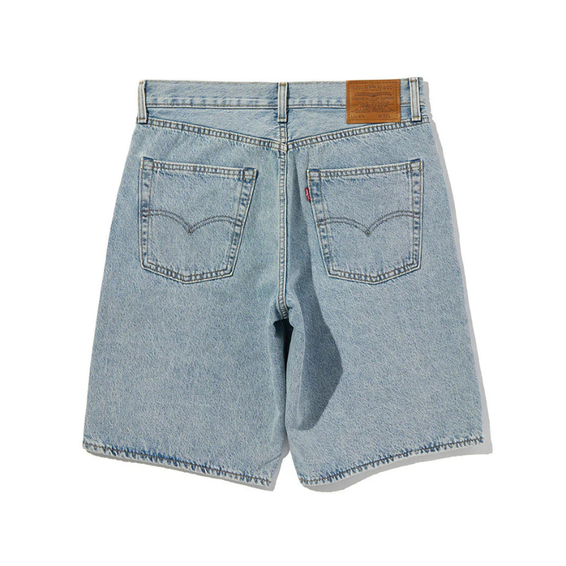 Levi’s 478 BAGGY SHORTS JEANS "LIGHT INDIGO" 001JM-0006