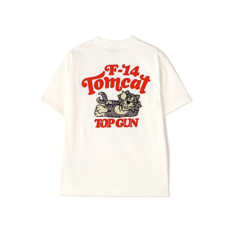 AVIREX SAGARA TOM CAT T-SHIRT "WHITE"  7834934036-030