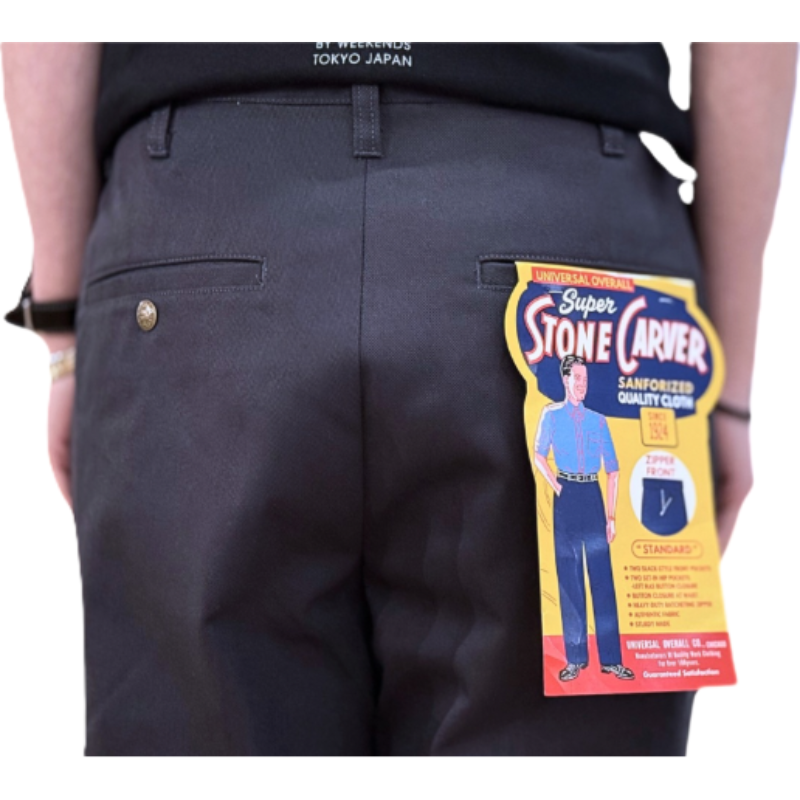 UNIVERSAL OVERALL ORIGINAL  PANTS  "CHARCOAL" HT-01