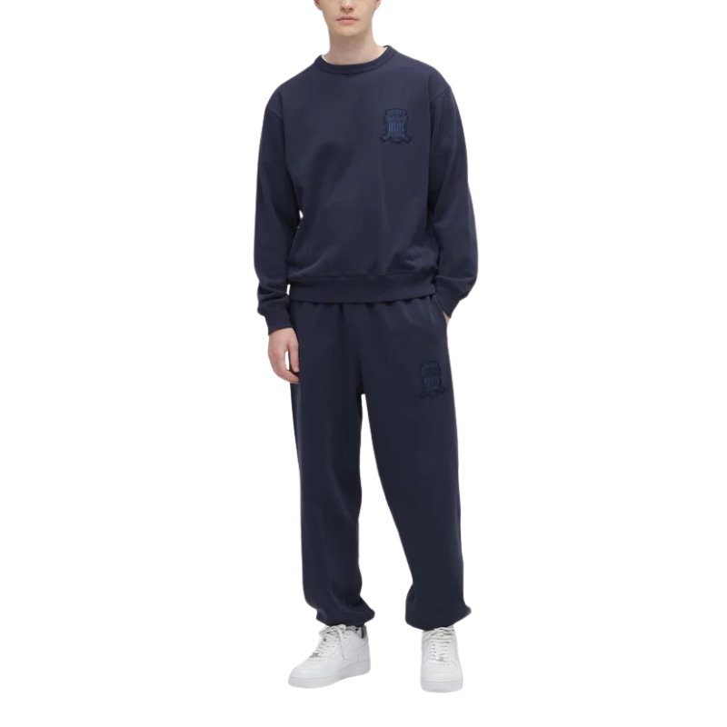 AVIREX SIGNATURE VARSITY LOGO SWEAT PANTS "NAVY"  7836910025-120
