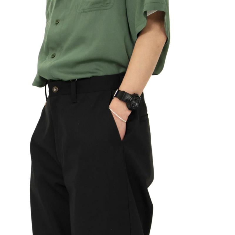 UNIVERSAL OVERALL VOLUME  PANTS  "BLACK" HT-03