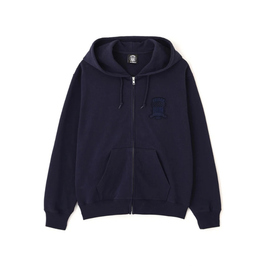 AVIREX SIGNATURE VARSITY ZIP UP PARKA "NAVY"  7836931001-120
