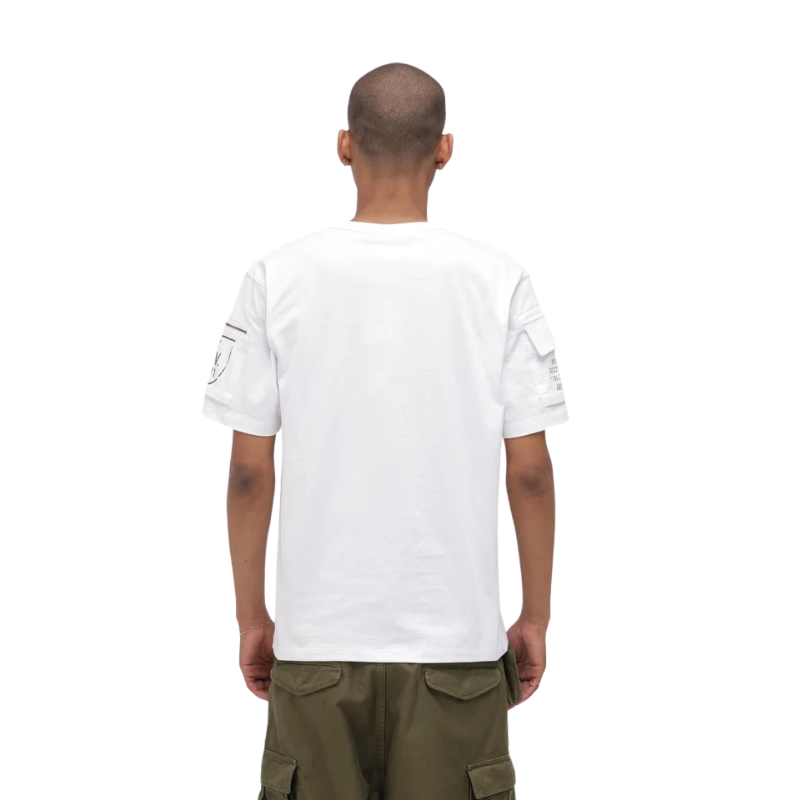AVIREX FATIGUE S/S T-SHIRT "WHITE"  7835934010-030