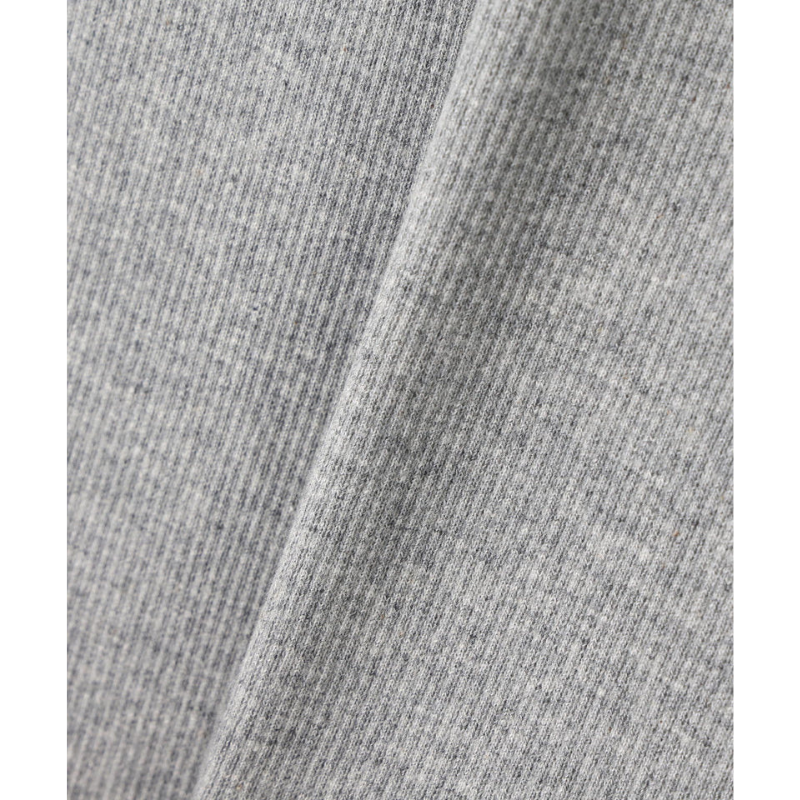 AVIREX DAILY RIB S/S CREW NECK T-SHIRT  "GRAY" 7835934006-020