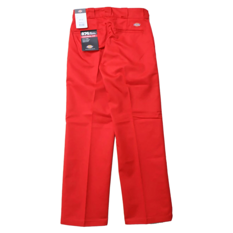 Dickies 874 ORIGINAL WORK PANTS  "RED" DB0004-0009