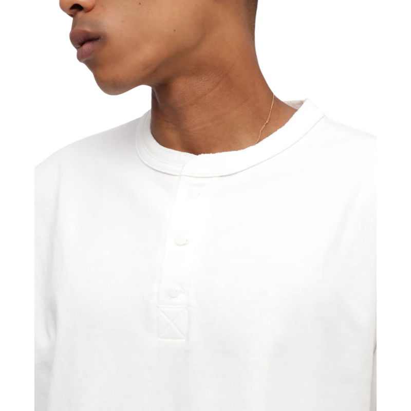 AVIREX HENLEY NECK PACK T-SHIRT "WHITE"  7835934019-030