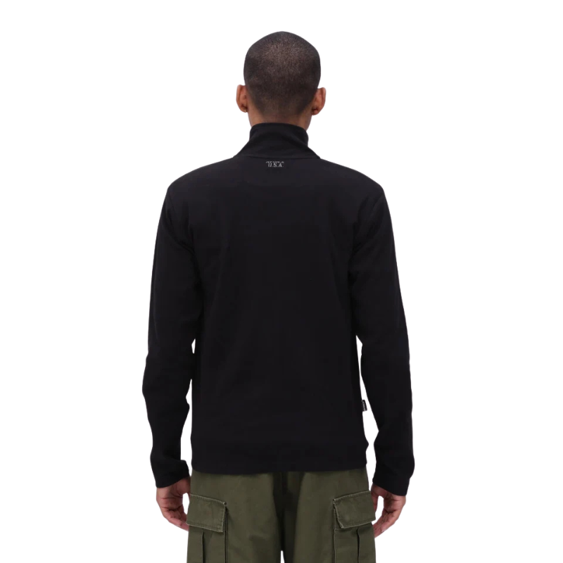 AVIREX DAILY STAND ZIP RIB JACKET  "BLACK" 7834930022-010