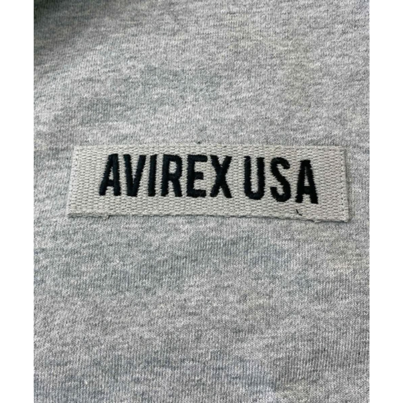 AVIREX FATIGUE STAND ZIPUP SWEAT "OXFORD"  7834930001-382