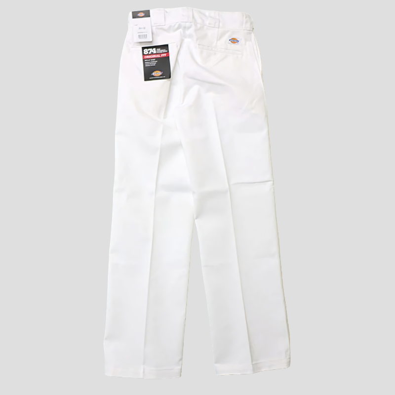 Dickies 874 ORIGINAL WORK PANTS  "WHITE" DB0004-0018