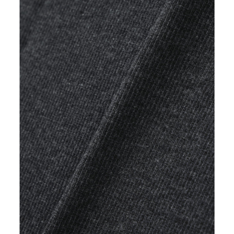 AVIREX DAILY RIB S/S CREW NECK T-SHIRT  "CHARCOAL" 7835934006-410