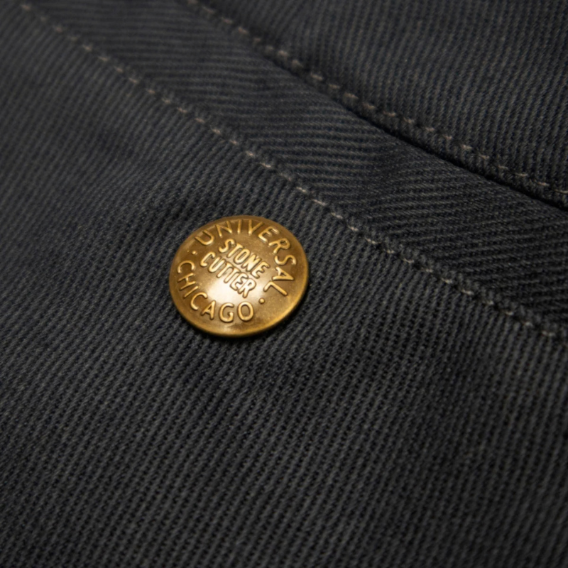 UNIVERSAL OVERALL ORIGINAL  PANTS  "BLACK" HT-01