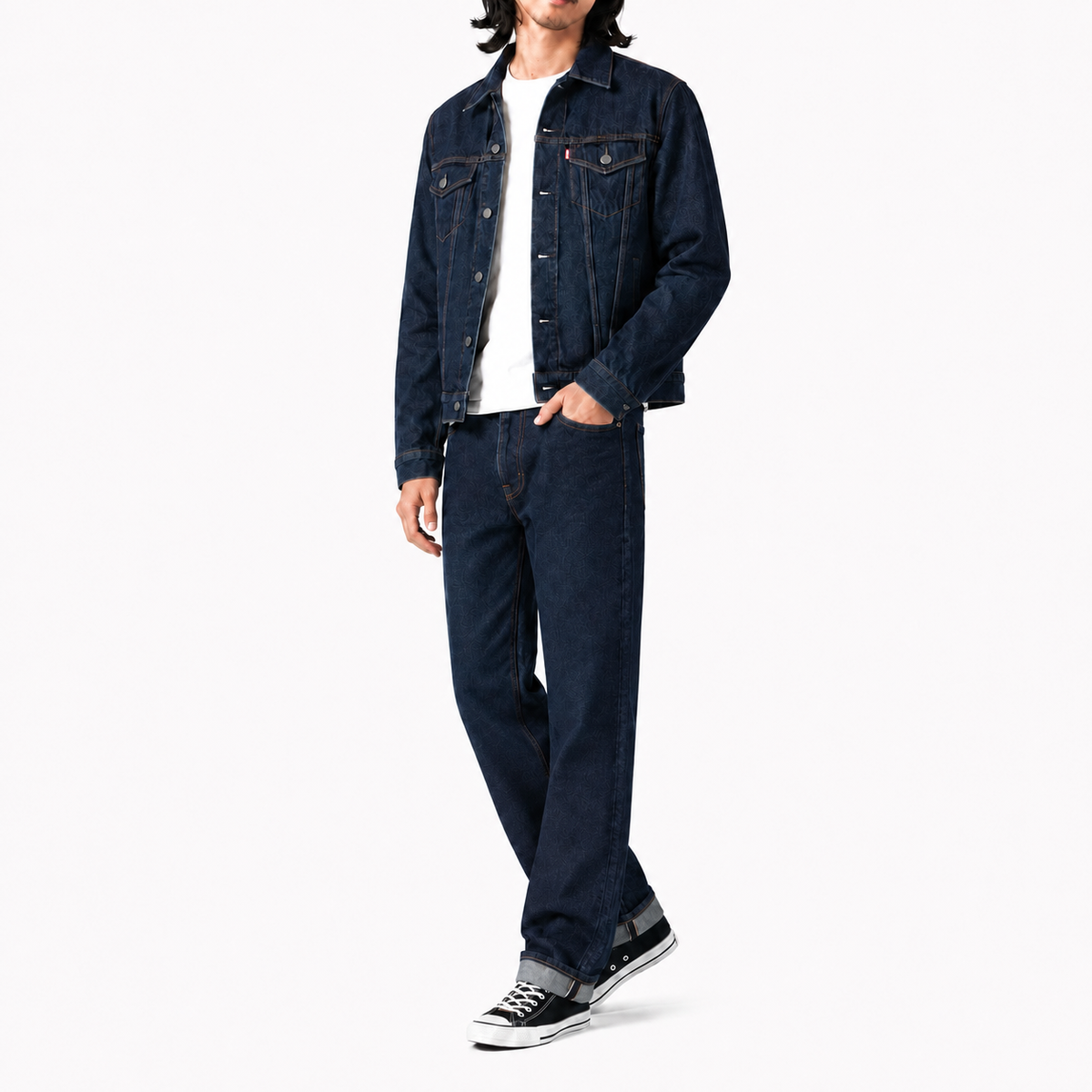 Levi’s  Denim Set up Type Ⅲ Jacket × 501 ORIGINAL SELVEDGE "DARK INDIGO"