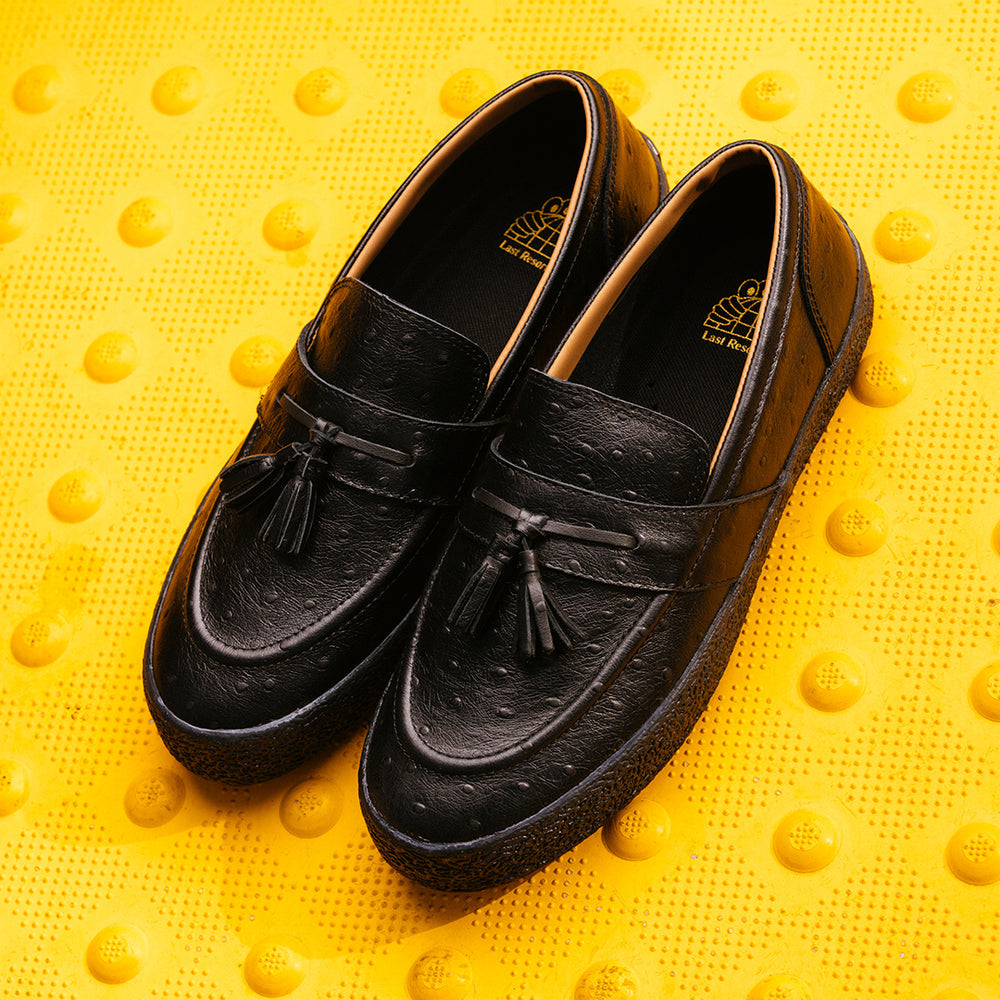 Last Resort AB  VM005-Loafer "Ostrich Black/Black"
