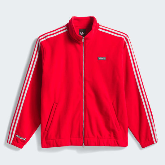 【Exclusive】adidas SB × Kogancult Superfire Track Top "Better Scarlet / Light Solid Grey"