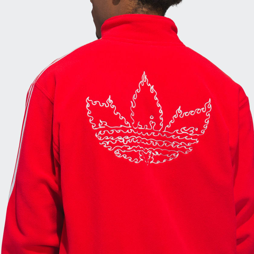 【Exclusive】adidas SB × Kogancult Superfire Track Top "Better Scarlet / Light Solid Grey"