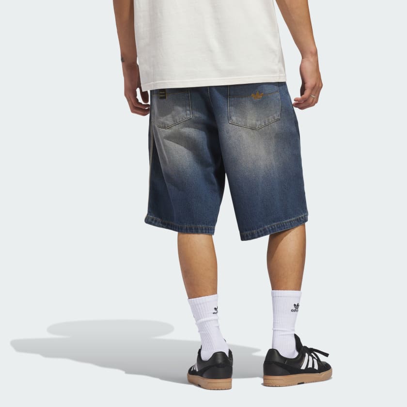 adidas SB x Tyshawn Washed Denim Shorts "Indigo Denim"