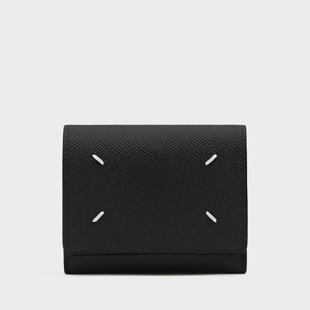 Maison Margiela WALLET CLIP 3 WITH ZIP "BLACK"