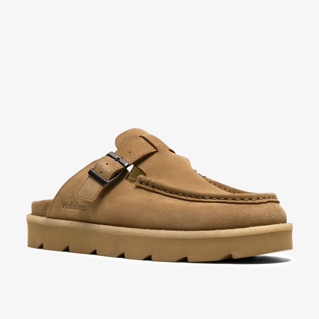 Clarks Meare Mocc "Dark Sand Suede"