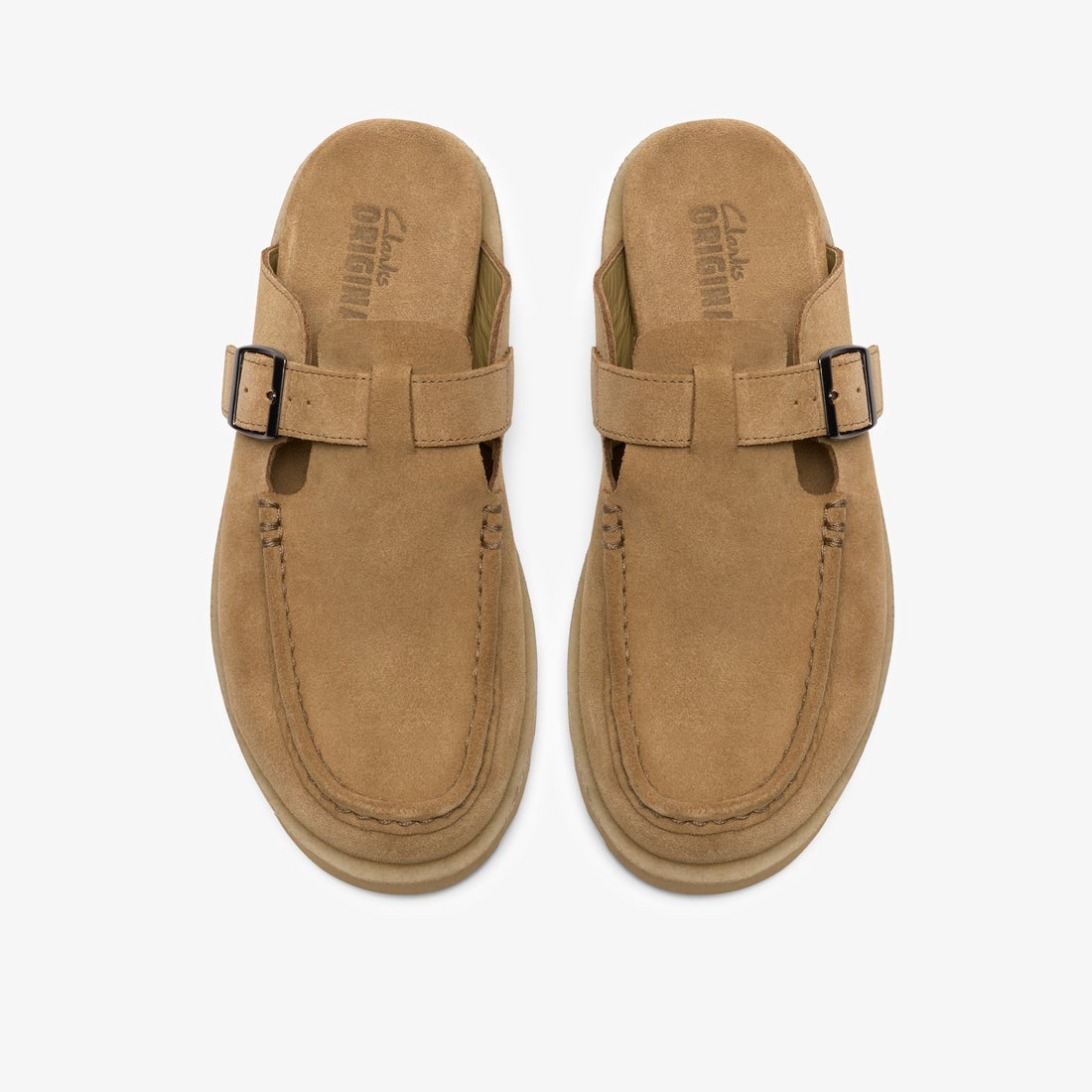 Clarks Meare Mocc "Dark Sand Suede"