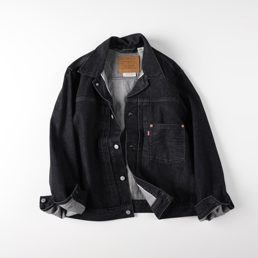 Levi’s TYPE I TRUCKER JACKET SELVEDGE "BLACK"