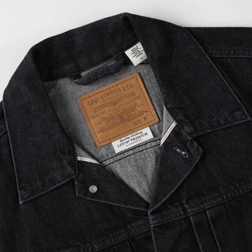 Levi’s TYPE I TRUCKER JACKET SELVEDGE "BLACK"