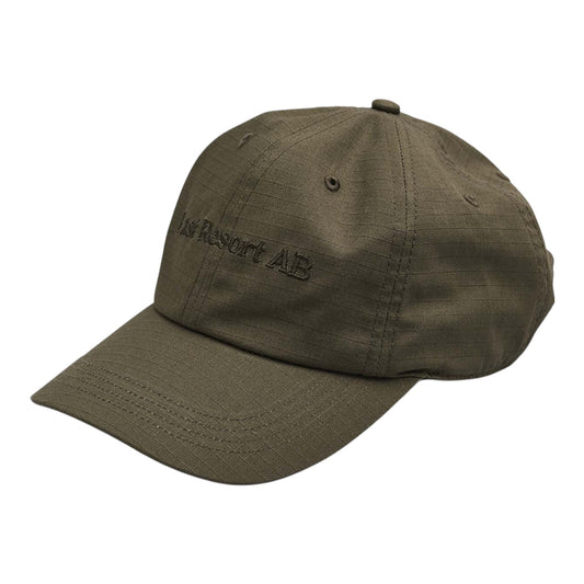 【Exclusive】 Last Resort AB Soft Peak Cap-Script "Olive Drab"