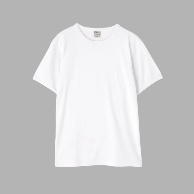 AVIREX DAILY RIB S/S CREW NECK T-SHIRT  "WHITE" 7835934006-030