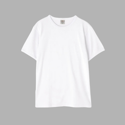 AVIREX DAILY RIB S/S CREW NECK T-SHIRT  "WHITE" 7835934006-030